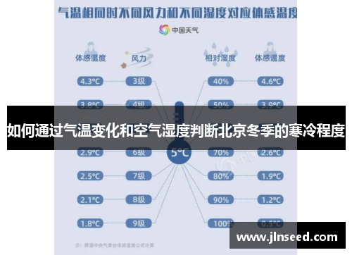 如何通过气温变化和空气湿度判断北京冬季的寒冷程度